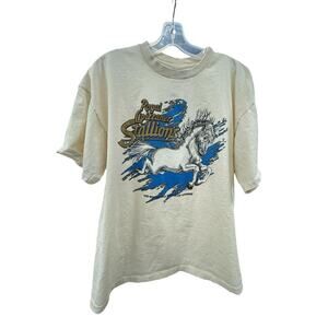 Vintage Lipizzaner Stallions Single Stitch T-Shirt White PK Clothing Co. Tag XL